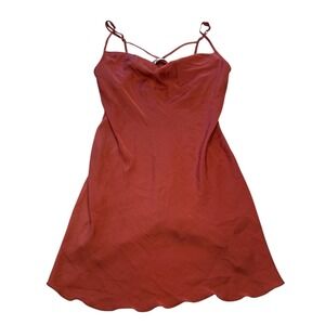 Intimately Free People Slip Dress Mini Cross Back Strappy Womens Size Small